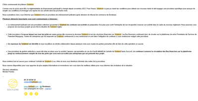Screenshot 2025 03 31 at 17 39 23 Important Évolution de la situation de Solylend Screenshot 2025 03 31 at 17 39 23 Important Évolution de la situation de Solylend